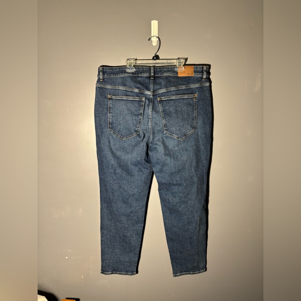 Madewell Plus Curvy Mid-Rise Stovepipe Jeans in Deming Wash Size 18W - Picture 4 of 7